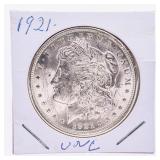 USA 1921 Silver Morgan Dollar UNC