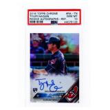 2016 TOPPS CHROME #RA-TN Tyler Naquin Rookie Autog