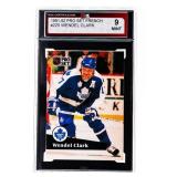 1991-92 PRO SET FRENCH #225 Wendel Clark -KSA 9 Mi