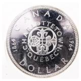 Canada 1964 Silver Dollar PL65 ICCS