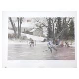 Doug Laird - Litho 'Penalty Shot'/LE. 24x30 Unfram