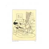 Disney Sketch Scene Giclee - 'Mickey's Hobby Hors