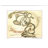 Disney Sketch Scene Giclee - 'Canine Caddy' , 19