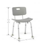Medline - Bath Chair - Gray