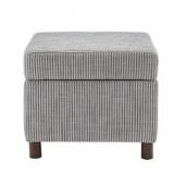 Grey Ottoman D95717A-0 Meas. 52.5'L X 29.5' W X
