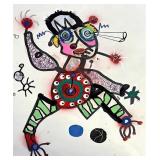 'Dancing my Own Line' - By Paul Kostabi 20'x22'