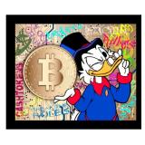 Artist 'George Davis' 'Scrooge McDuck, Bitcoin'