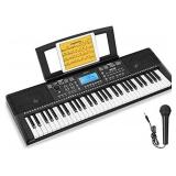 Donner Keyboard Piano, 61 Key Piano Keyboard For B