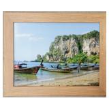 Framed 15 x 19  Lovely Beach