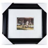 Romance '82 'Feathered Friends' Framed 18x20 Inc