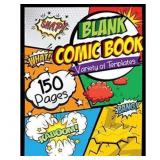 Lot of 6 x SNAP Blank Comic Book - Variety of Temp