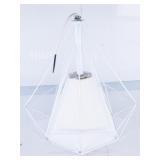 ANS_Light Metal Semi Flush Mount Ceiling Light Ret
