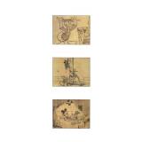 Disney Sketch Scene Giclee - Mickey, Donald Duck a