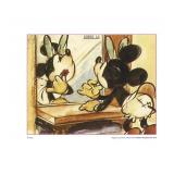 Disney Sketch Scene Giclee - 'Mickey's Surprise P