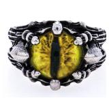 Stainless Steel Gothic Style Ring Size 12