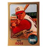 "Pete Rose" 23kt Gold Leaf Foil Card  (REDS)