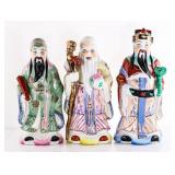 Set of Ceramic Figurines of Fuk, Luk, and Sau