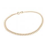 18kt BGO Braided Bracelet 8"