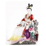 Porcelain Figurine of Traditionally Dressed Woman
