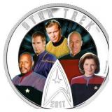 Star Trek(TM): Five Captains - 2 oz. Pure Silver C