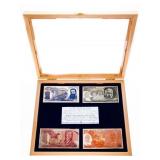Bank of Israel -  Set of 4 replica banknotes made