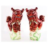 Ceramic Guardian Lion Figurines (Fu Dogs)