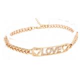 18kt BGO "LOVE" Bracelet