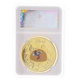 Disney Mickey Mouse 24kt G.P. Foil Medallion