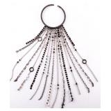 Custom Designer "MM" Choker Style Neck Piece, Mu