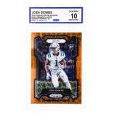 Josh Downs Orange Lazer CCG 10 2023 Prizm Indianap