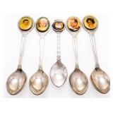 Rare Collection of Portriat Spoon Queen Elizabeth,