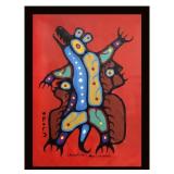 Christian Morrisseau Canvas -"Boy Turns Into Bear