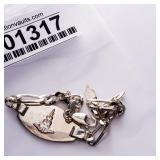 925 Sterling Silver Italy Medic Alert Bracelet