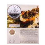 Canada 1950 Silver Dollar w/ Giclee Art Card