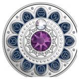 2017 $3 Zodiac Series: Aquarius - Pure Silver Coin