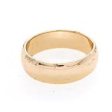 18kt Oro Laminado Band Ring Size 8