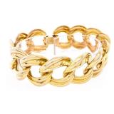 Vintage Gold Rolo Link Bracelet