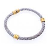 Twist Wire Bangle Bracelet1