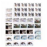 Group of 6 Uncut Sheets 1997-1998 Wildlife Stamps