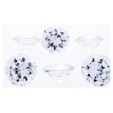 Parcel of Loose Cubic - Zirconia -Round Cut 7.5 mm
