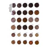 Lot/Sheet of 30 British Coins
