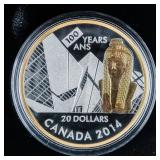 2014 $20 THE ROYAL ONTARIO MUSEUM, 100TH ANNIVERSA