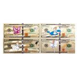 "Tooth Fairy" Set 4 24K Overlay Golden Collectib