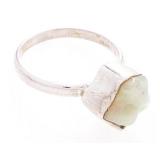 Sterling Silver Gemstone Ring  Size 9