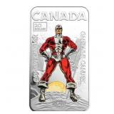 RCM Captain Canuck .9999 Fine Silver $20 Bar Coin,