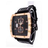 Unisex Quartz Watch Leather Band