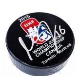 2015 IIHF World Junior Championship Puck Autograph