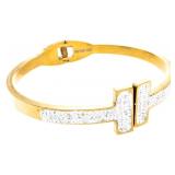GP Stainless Steel Bangle Cuff Bracelet Bead Set S