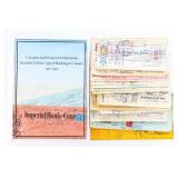 Golden Age of Banking 25 pcs. Collection -Cheques