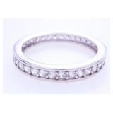 925 Sterling Silver Eterniy Band Ring Size 10
